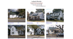 Desktop Screenshot of ludwickrentals.com